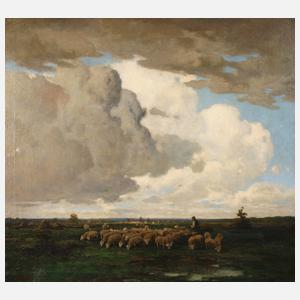 Adolf Kaufman, attr., Pastorale Landschaft