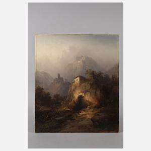 Franz Emil Krause, "Ruine zu Tressburg"