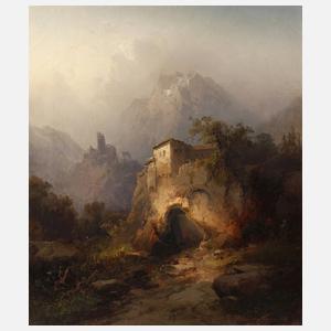 Franz Emil Krause, "Ruine zu Tressburg"