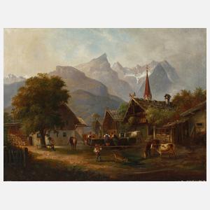 E. Leuteritz, "Die Zugspitze bei Partenkirchen"