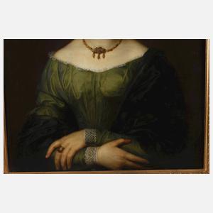 Andreas Mayr, attr., Paar Biedermeier-Portraits