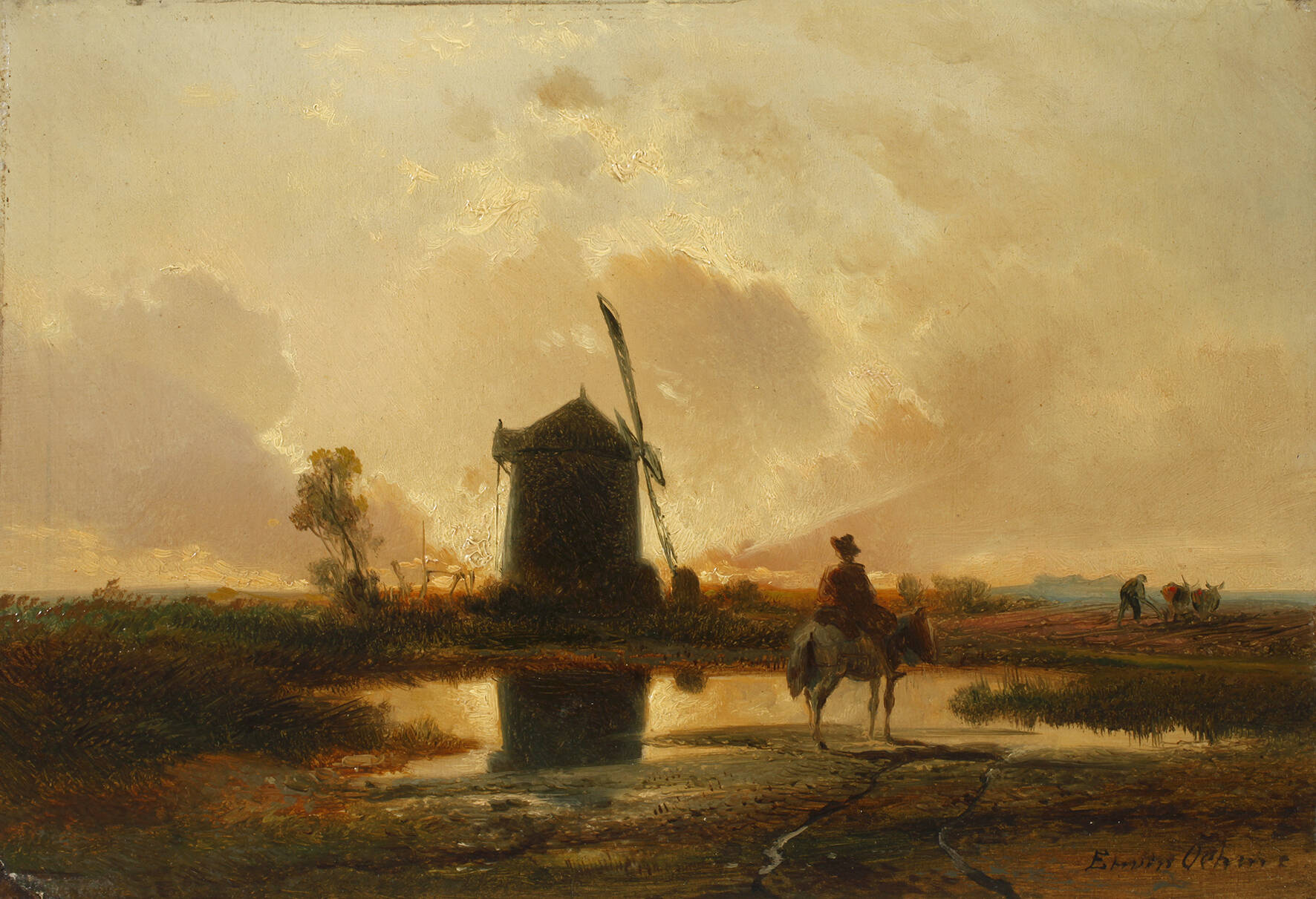 Erwin Oehme, Niederländische Landschaft