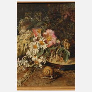 Anna Peters, Wildblumen mit Weinbergschnecke