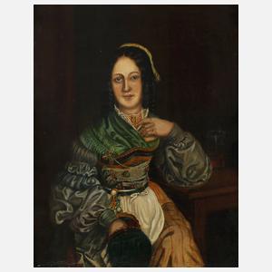 Poschenrieder, Dame in Tracht