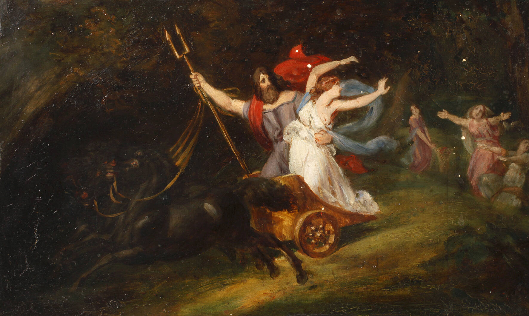 Leopold Schauer, attr., Raub der Proserpina