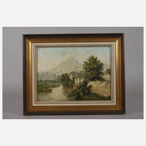 B. Wijn, Morgendliche Flussaue