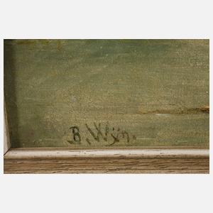 B. Wijn, Morgendliche Flussaue