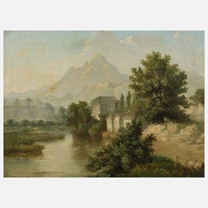 B. Wijn, Morgendliche Flussaue