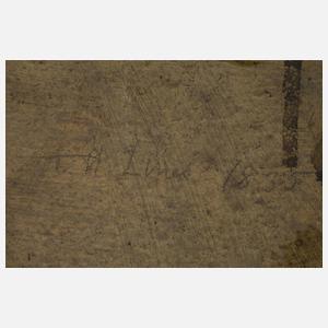 Kircheninterieur mit Dame