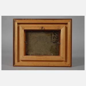 Kircheninterieur mit Dame