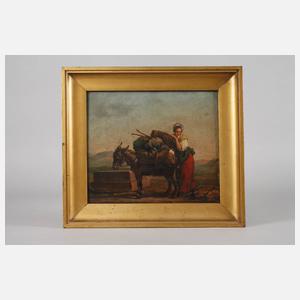 Das Mädchen mit dem Esel