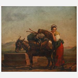 Das Mädchen mit dem Esel