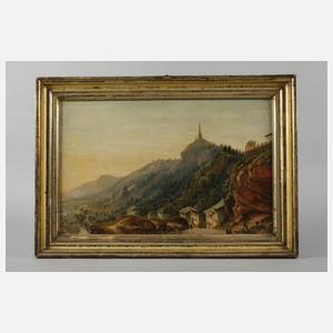 Sommerliches Gebirgsdorf