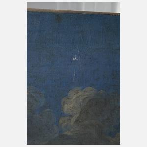 Arkadische Landschaft mit Tempelruinen