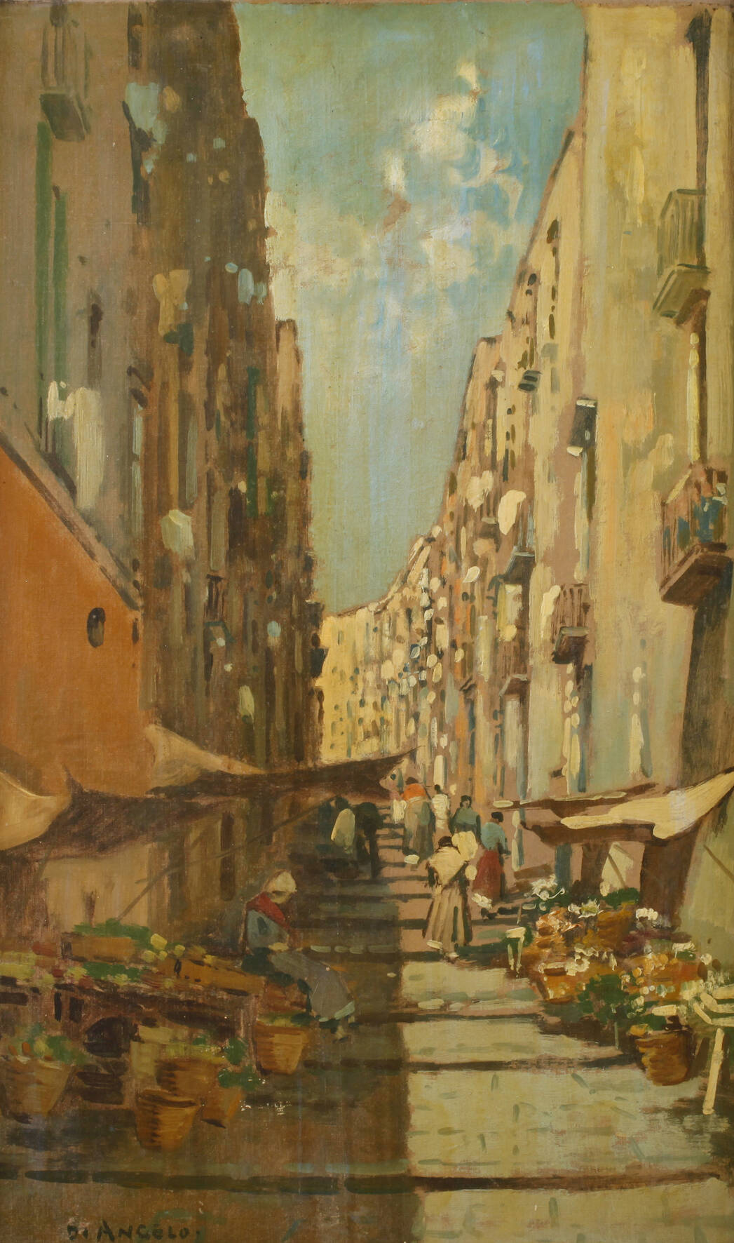 Di Angelo, Gasse in Neapel