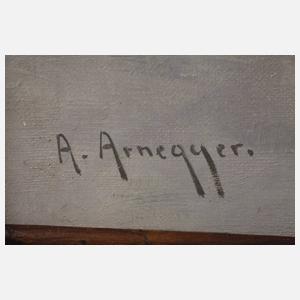 Alois Arnegger, Alpenglühen am Hohen Priel