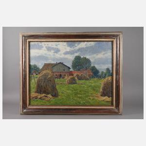 Prof. Carl Arp, "Holsteinisches Gehöft"