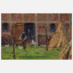 Prof. Carl Arp, "Holsteinisches Gehöft"