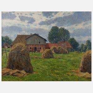 Prof. Carl Arp, "Holsteinisches Gehöft"