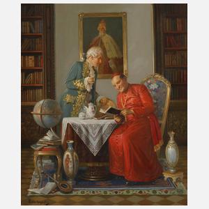 Ludwig Augustin, In der Bibliothek