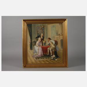 Ludwig Augustin, Beim Schachspiel