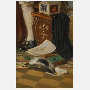 Ludwig Augustin, Beim Schachspiel