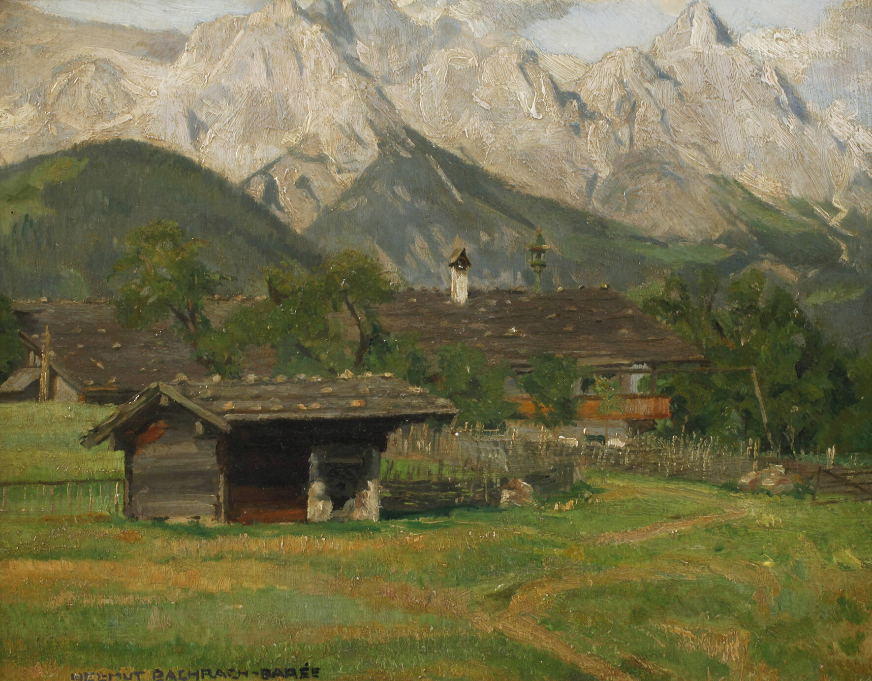 Helmut Bachrach-Barée, "Loferer Steinberge"