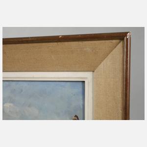 Gaston Barbantan, Brunnen auf dem Dorfplatz