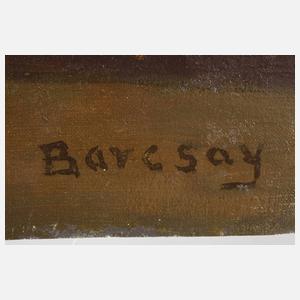 Barcsay, Mann am Fluss mit Kahn