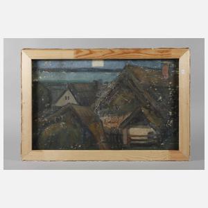 Barcsay, Mann am Fluss mit Kahn