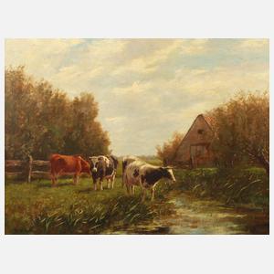 Frans Beckers, Kühe auf der Weide