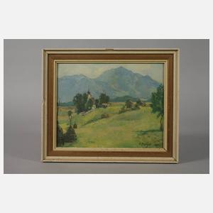 A. Berger, Oberbayerische Sommerlandschaft