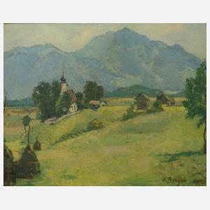 A. Berger, Oberbayerische Sommerlandschaft