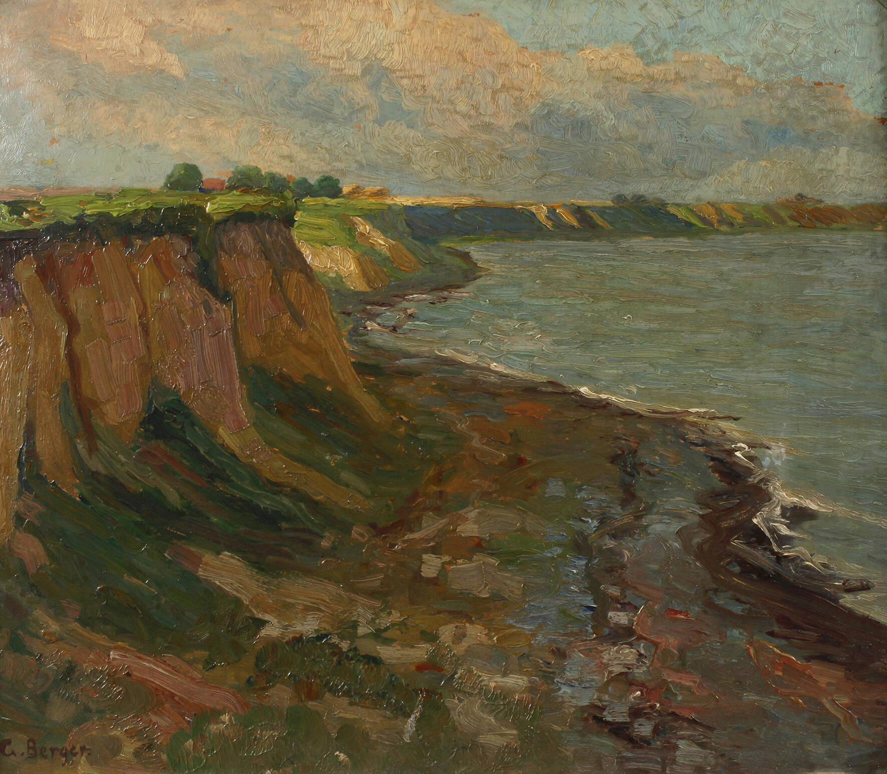 Gertrud Berger, "Küste bei Arkona"