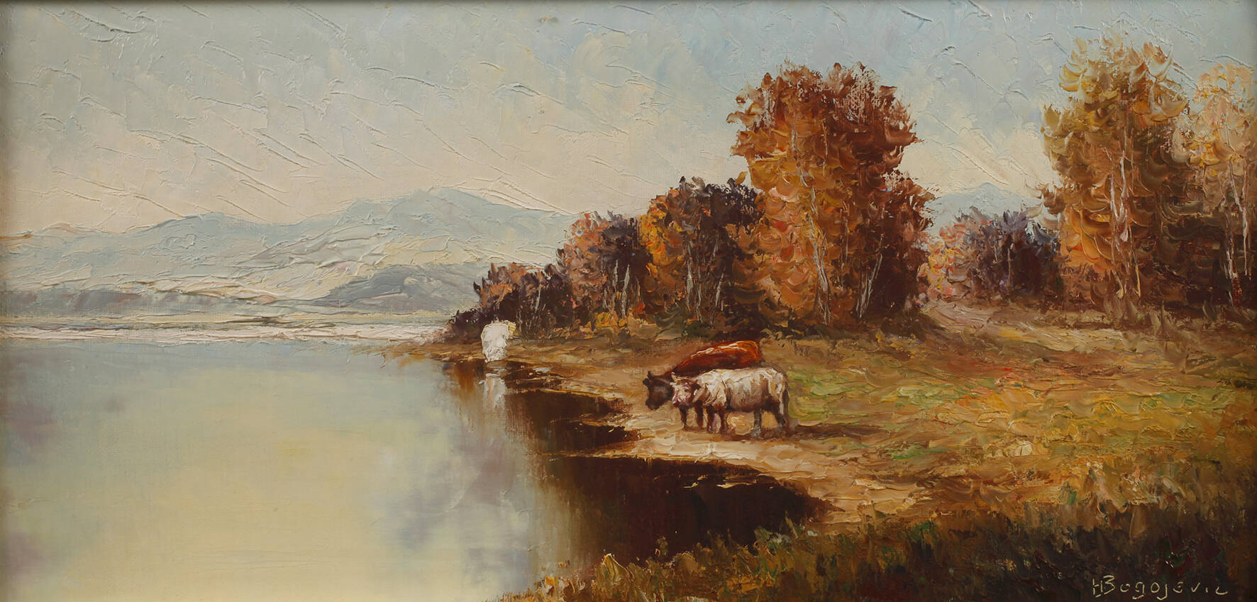 H. Bogojevic, "Kühe im Chiemgau"