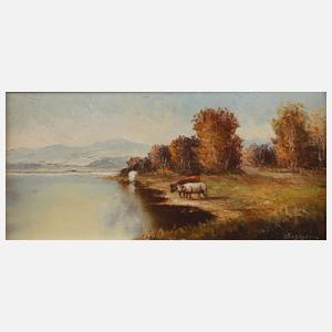 H. Bogojevic, "Kühe im Chiemgau"