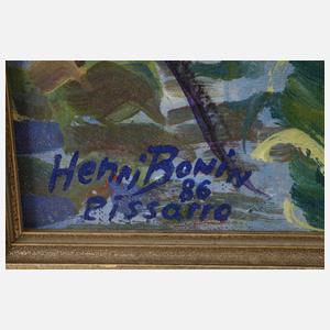 Henri Bonin-Pissarro, Dorf in den Bergen