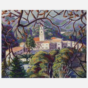 Henri Bonin-Pissarro, Dorf in den Bergen