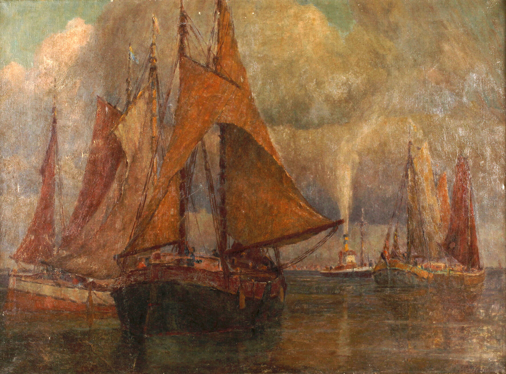 Paul Buchholz, "Sammeln zum Schlepperzug"