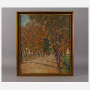 Richard Burkhardt-Untermhaus, Allee im Sonnenlicht