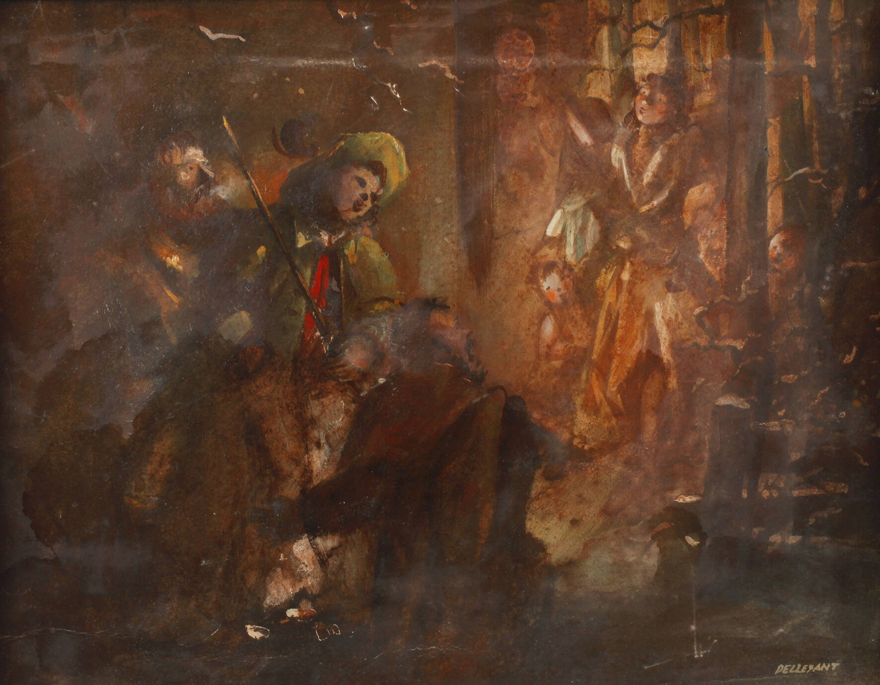 Dellefant, Ein Engel erscheint den Hirten