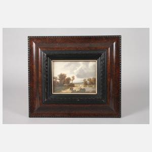 Erich Demmin, Wanderer in gewittriger Landschaft