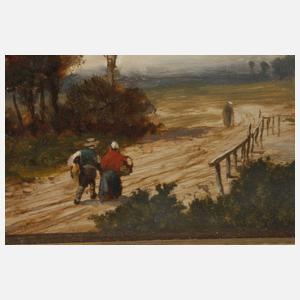 Erich Demmin, Wanderer in gewittriger Landschaft