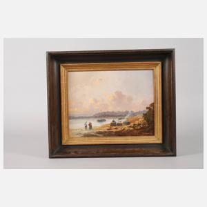 Erich Demmin, Abend am Seeufer