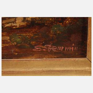 Erich Demmin, Abend am Seeufer