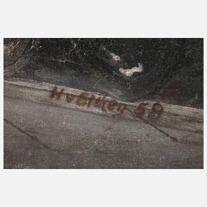 Hugo von Eicken, attr., Lokomotivdarstellung