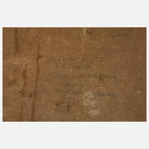 Dr. Benno Eggert, "Flieder und Osterglocken"