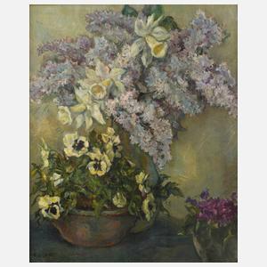 Dr. Benno Eggert, "Flieder und Osterglocken"