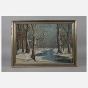 Foth, Fluss im Winter