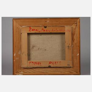 Yitzhak Frenkel, "Canal Porte de la Villette"